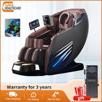 2025 Upgrade 6D Jade-Rollen-Massagesessel mit KI-Sprachsteuerung, automatischem Körperscan, Thai-Stretching & Handyhalter – Schwerelosigkeit F