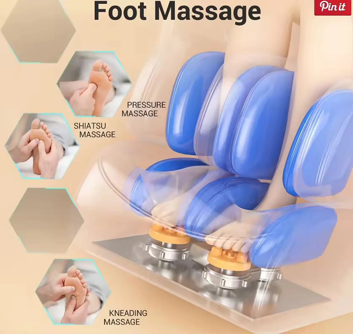 Luxus-Massagesessel Zero Gravity Ganzkörper-Airbag SL-Track Heizung Bluetooth-Musik AI-Sprache Bürostuhl 3 Jahre Garantie