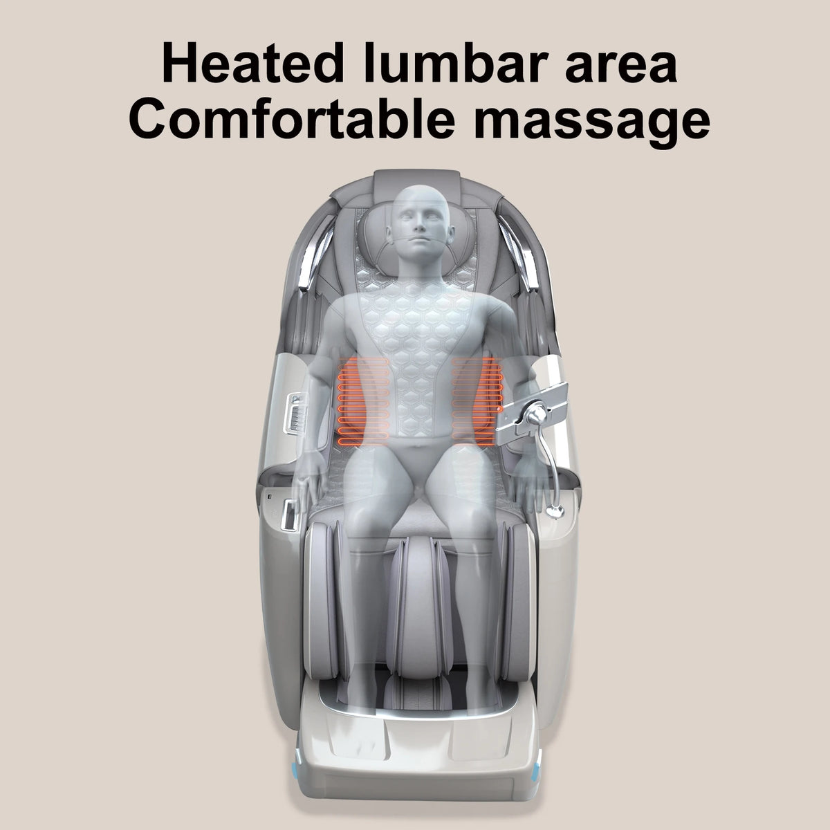 4D Massagesessel Yoga-Stretch Schwerelosigkeit Massagesessel Automatische Wadenverlängerung Wadenkneten Ganzkörperentspannung Geschenke