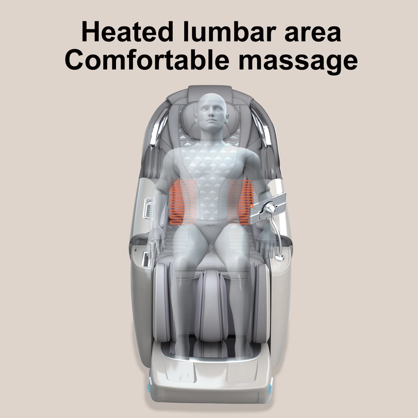 4D Massagesessel Yoga-Stretch Schwerelosigkeit Massagesessel Automatische Wadenverlängerung Wadenkneten Ganzkörperentspannung Geschenke