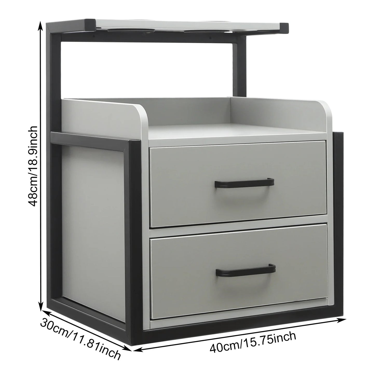 Multifunktionale Salonwagen Wandmontierter Friseurschrank Friseursalon Spezial Dauerwellen-Färbemittel-Ablageregal Möbel