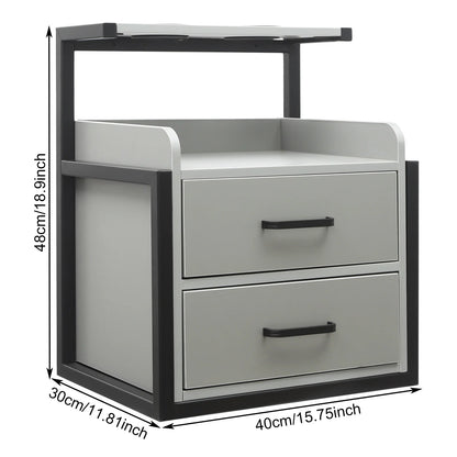 Multifunktionale Salonwagen Wandmontierter Friseurschrank Friseursalon Spezial Dauerwellen-Färbemittel-Ablageregal Möbel