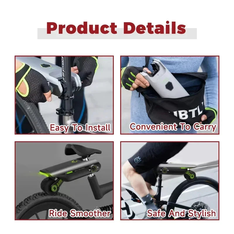 Kit moteur Elmart pour vélo, dispositif d'alimentation, autonomie en milles par heure, vélo