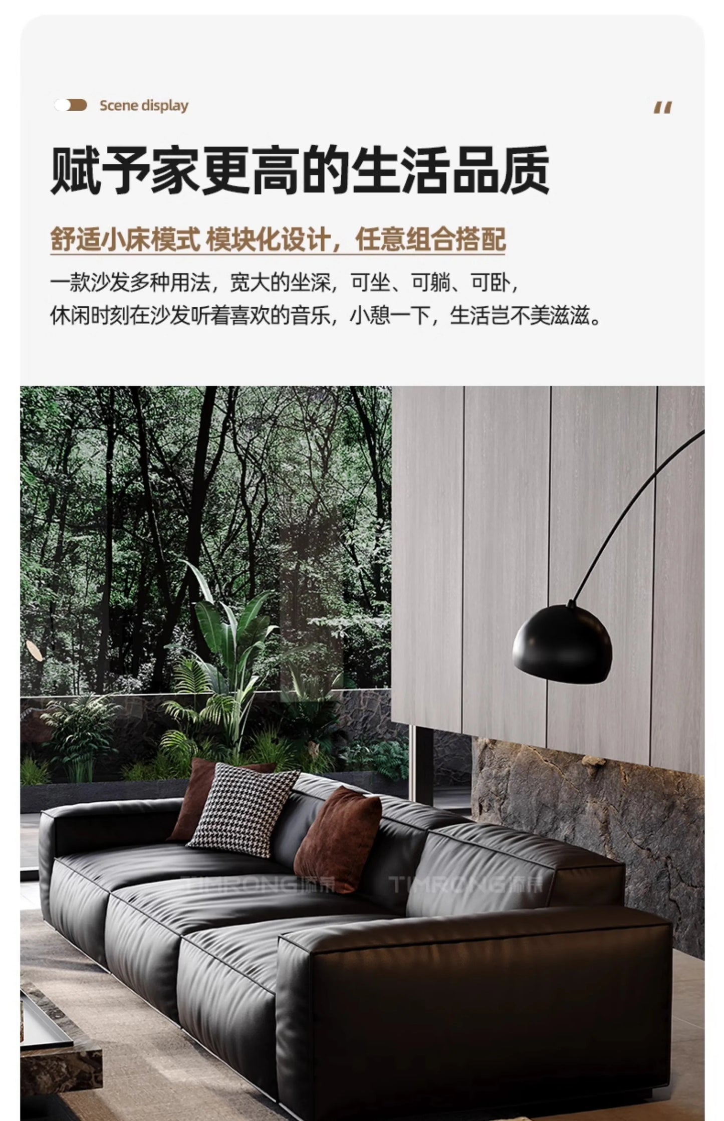 Family Italian Living Room Sofas Genuine Leather Sectional Apartment Relaxing Sofa Elegant Comfortable Muebles Home Furniture