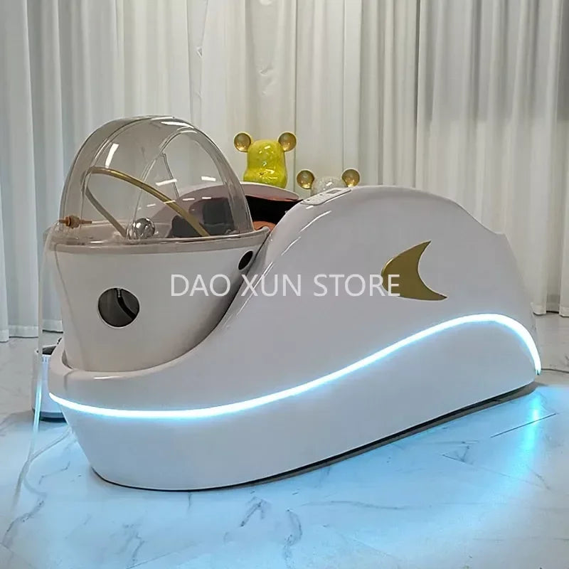 Japanischer tragbarer Shampoo-Stuhl Massage-Kopf-Spa-Duschkopf-Wasserkreislauf-Betten-Therapie-Massageliege-Möbel MQ50XF