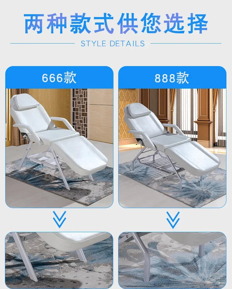 Aesthetic Stretcher of Cilia Professional Bed Beauty Pilates Physiotherapy Salon Folding Lit Pliant Thai Chiropractic Tattoo