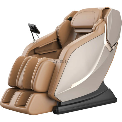 Gravity Shiatsu Massage Chair L-Track Recliner with Airbag Speaker LCD Screen Remote Control Voice Control Back/Leg Heat