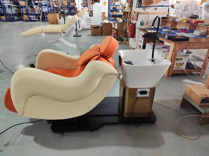 Professional Luxury Lounge Chair Barber Shop Head Spa Massage Shampoo Bed Hair Shampoo Chair