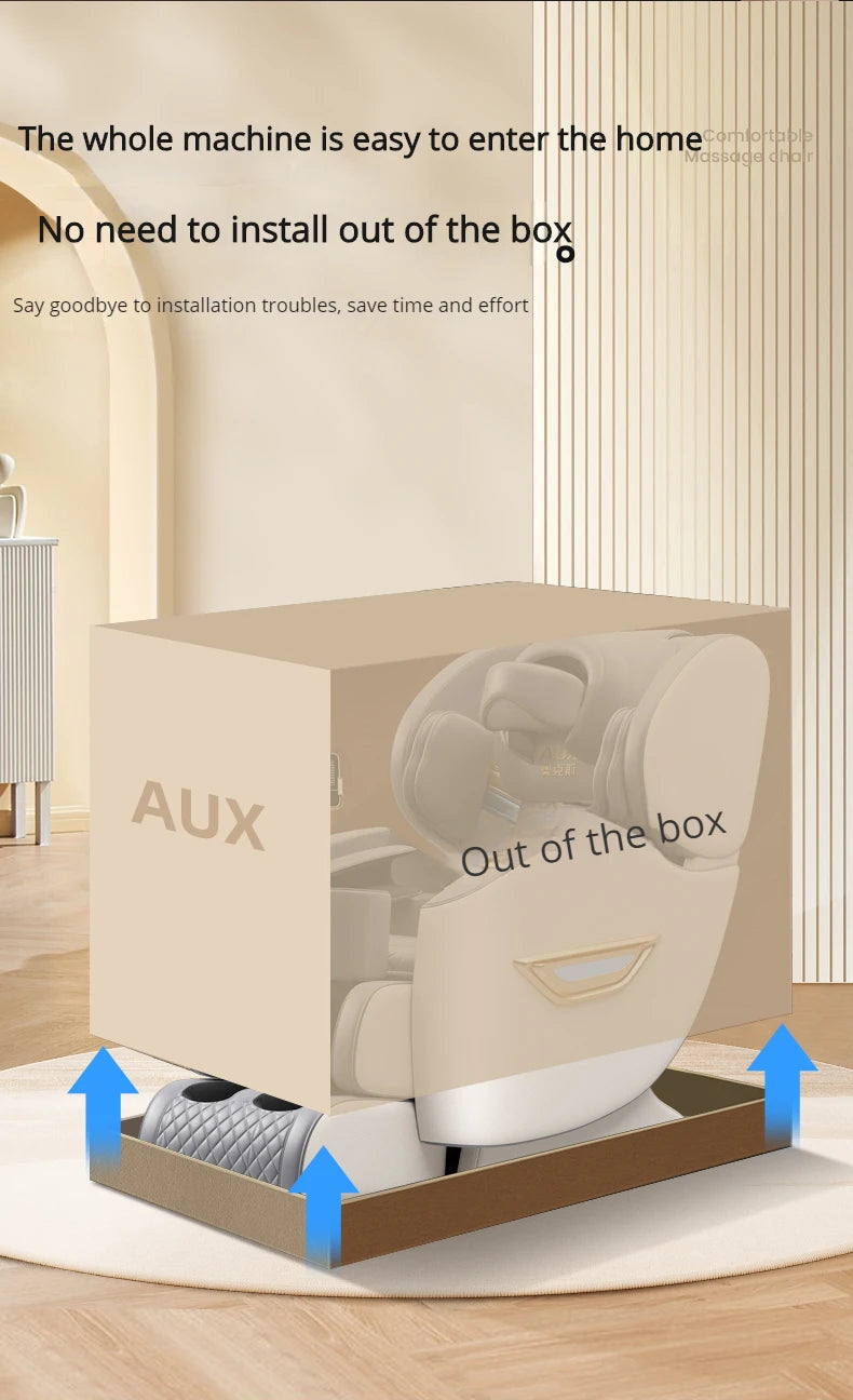OEM Modern Shiatsu Massager Blood Circulation SL Track Full Body Luxury 4d Ai Zero Gravity Massage Chair