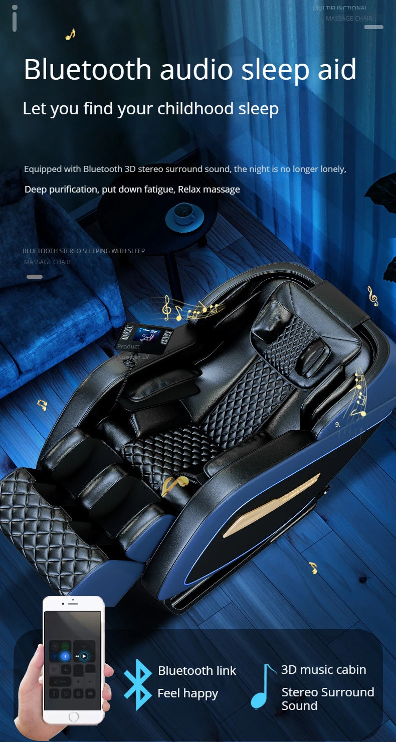 Guangdong Cheap Sl Track Full Body Shiatsu Massage Chair 8d zero Gravity Luxury Dropshipping Full Body Wholesale Ningde Mk