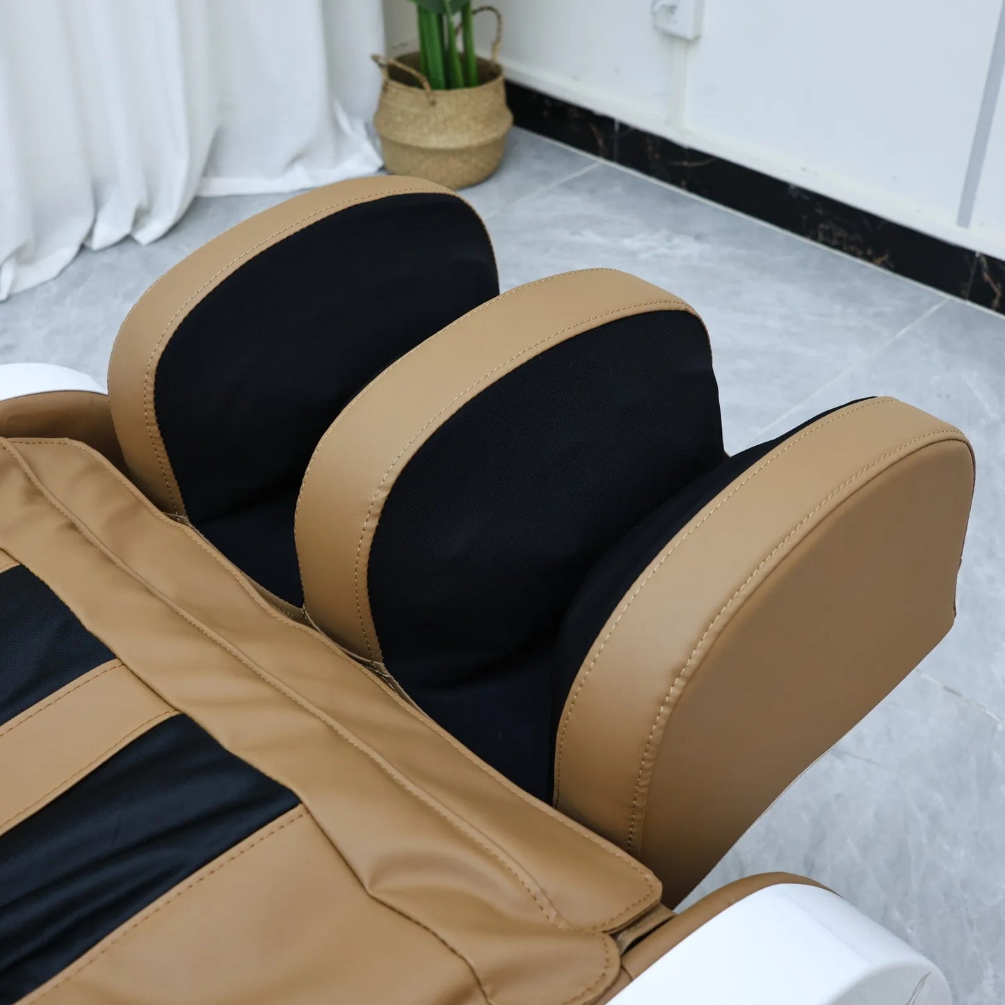 Friseur-Waschbecken für anspruchsvolle Gegenden, elektrisches Massagebett, Haarwaschbecken, Shampoo-Waschbecken, High-End-Friseursalon-Möbel