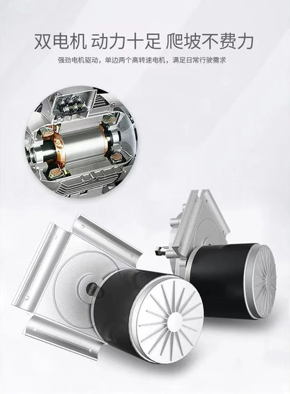 Electric wheelchair Automatic intelligent 24V electric wheelchair Special for the elderly Disabled scooter Foldable