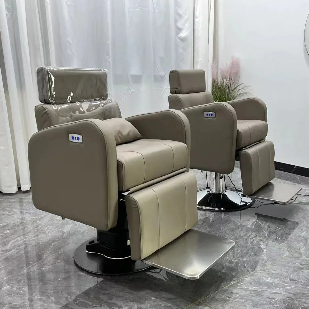 Kopftherapie Elektrischer Schönheits-Haarstuhl Multifunktionaler Augenbrauenrasier- und Ablagestuhl Physiotherapie Gesundheitsstuhl