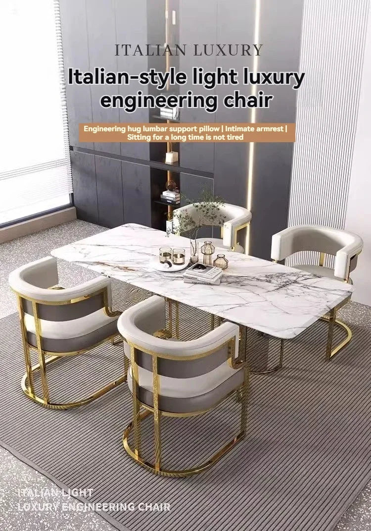 Luxuriöse, moderne, schlichte Freizeitstühle, Esszimmerstühle, Heimbesprechungsstühle, Mode-Make-up-Stühle, Teetischstühle