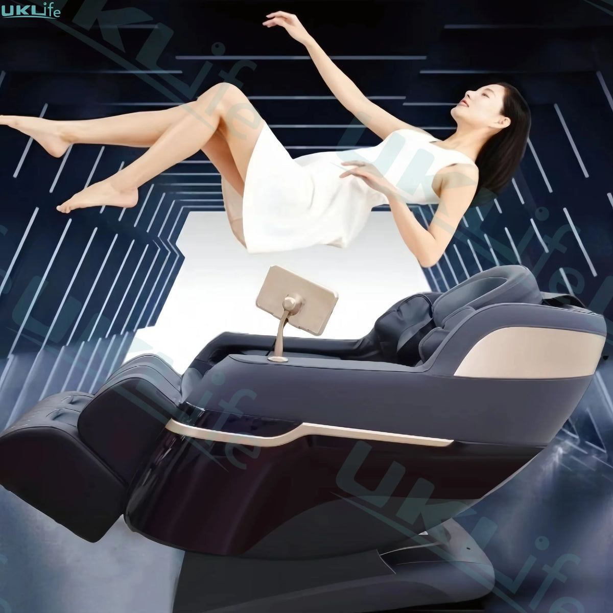 3 Year Warranty 4D SL Track Massage Chair  Zero Gravity Massage Recliner Full Body Airbag Massage Sofa Touch Screen Office chair