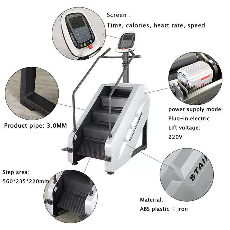 Indoor Sport Treppen Stepper Stairmaster Climber GYM Fitnessraum Studio Aerobic Walking Klettern Kommerzielle Treppenmaschine