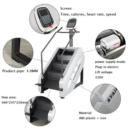 Indoor Sport Treppen Stepper Stairmaster Climber GYM Fitnessraum Studio Aerobic Walking Klettern Kommerzielle Treppenmaschine