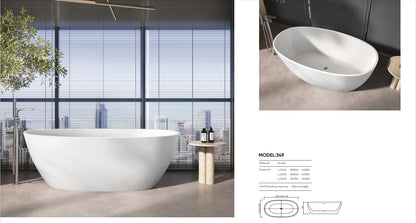 Badewanne Freistehende Whirlpool-Badewanne