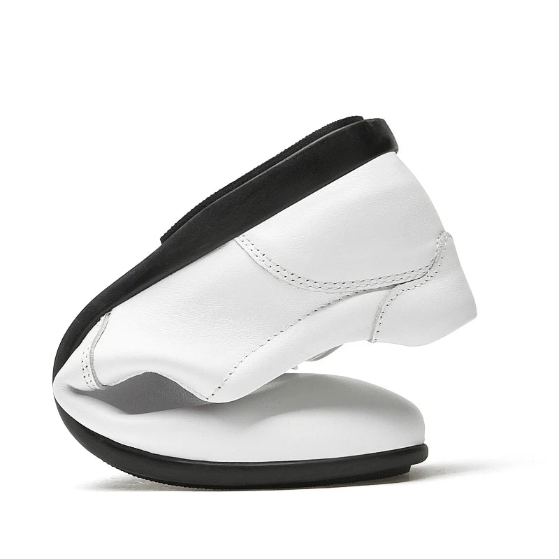 High-End Handmade Genuine Leather Men’s Loafers – Italian Luxury Casual Driving Shoes