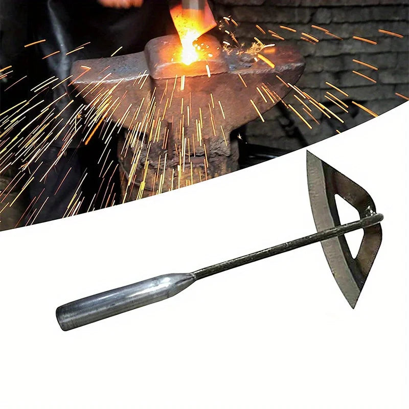 Houe Creuse Durable Tout Acier de Qualité Supérieure, Râteau de Désherbage Durable et Antirouille, Idéal pour les Légumes HP