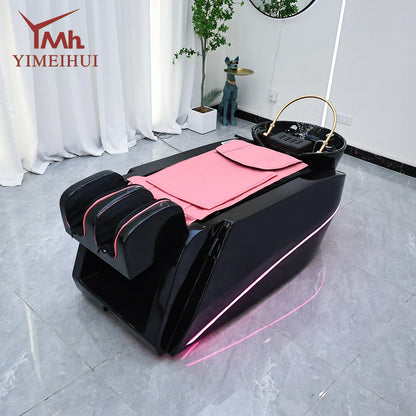 Kopf-Gesichts-Spa-Bett Luxus-Salonmöbel Kopf-Spa-Haarwäsche Thai-Kopf-Spa-Massage Zirkulation Elektrisch