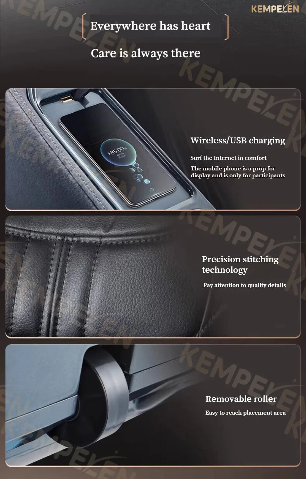 4D-Dual-Core-Massagesessel | Synchronisierte 4-Hand-Massage • Dual SL-Schiene • Ganzkörper-Airbags | Intelligenter Körperscan