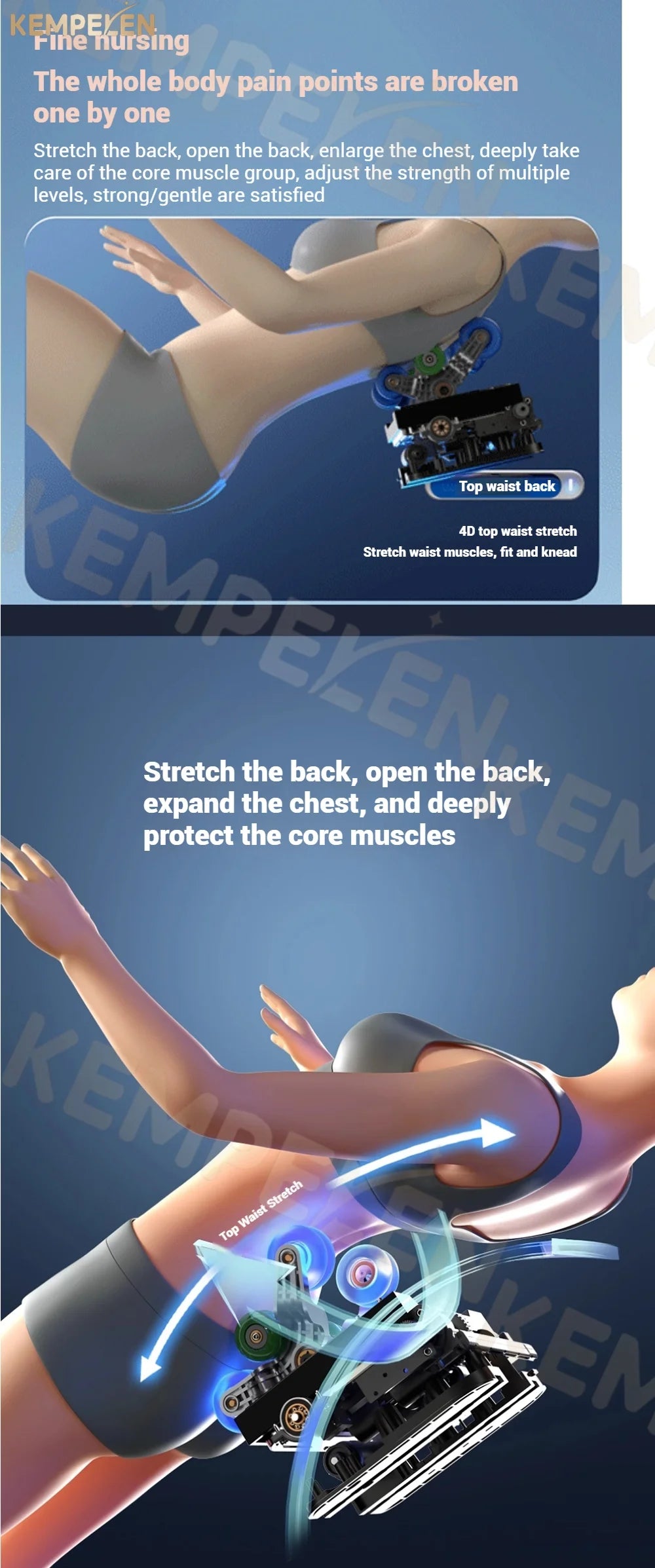 4D+ Jade 6-Rollen Massagesessel – Schwerelosigkeit, Thai-Stretch, KI-Sprache, 3 Jahre Garantie