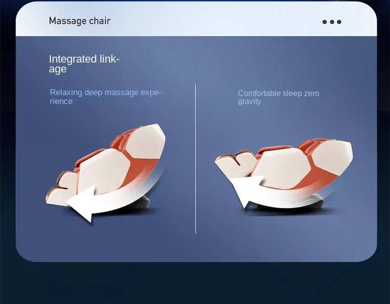 Luxury Modern Multifunctional Air Pressure 3D Message Chair 4D Zero Gravity Heating Shiatsu Massage Chair For Head Foot Body
