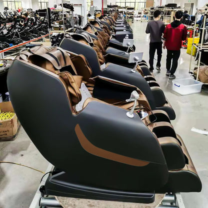 Luxury Portable Massage Chair, Zero Gravity Full Body with Foot Rollers & Music | Electric Relaxation & Entertainment System