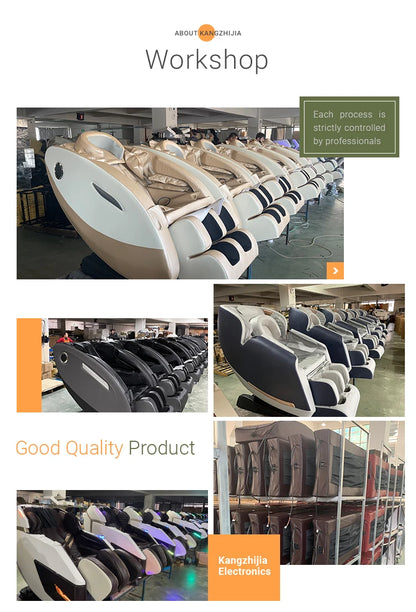 New Design Luxury Shiatsu Massage Chair Foot Spa Full Body Massage Seat Zero Gravity Massage Chair