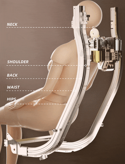 2 Jahre Garantie 4D SL Airbag Zero Gravity Ganzkörper-Massagesessel Home 3D Büro-Fußroller Shiatsu Bürostuhl Massagesofa