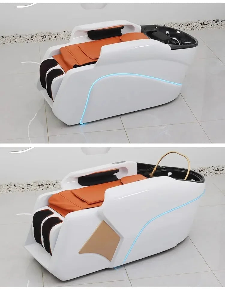 Kopfhautmassage-Shampoo-Bett Shampoo Waschen Friseurbecken Professionelle Ausrüstung Stuhl Chaise Friseursalon