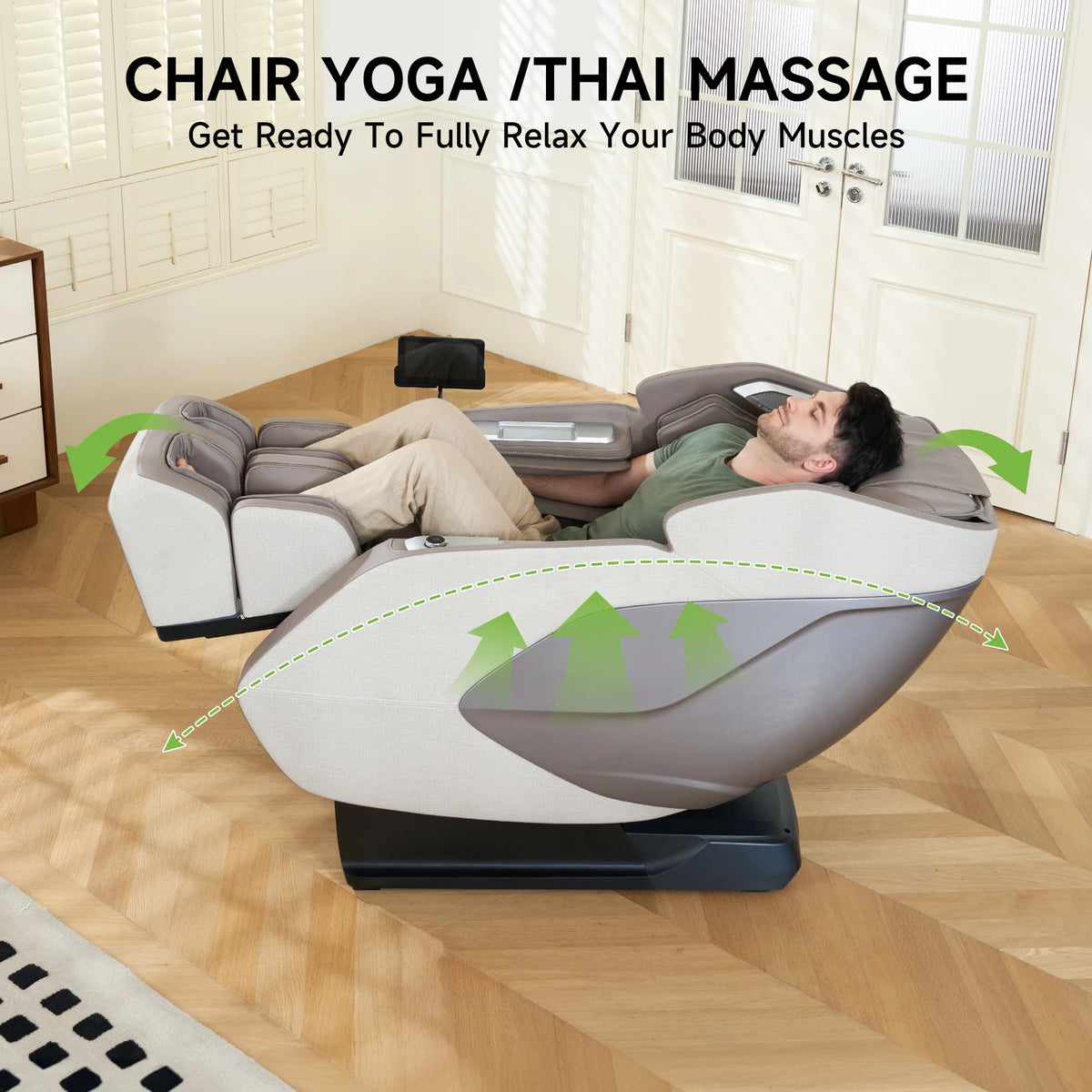 Moderner elektrischer Relaxsessel mit Massagefunktion, Home-Freizeit-Massagesessel, Gaming-Sessel, Lazy Sofa mit Schaukelfunktion, Massagesessel