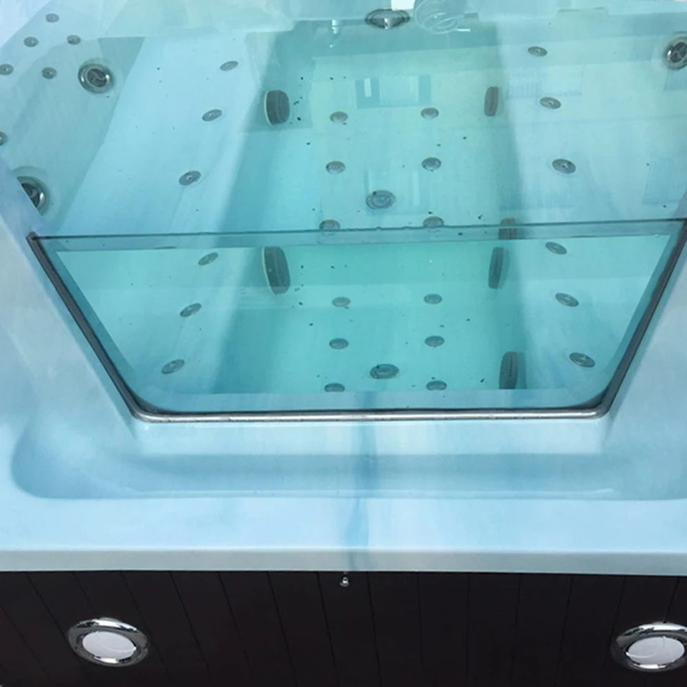 2200X1800X950mm 4-Personen-Schwimmbad Whirlpool-Badewanne Acryl-Hydromassage-Surfing-Massage-SPA H5530A