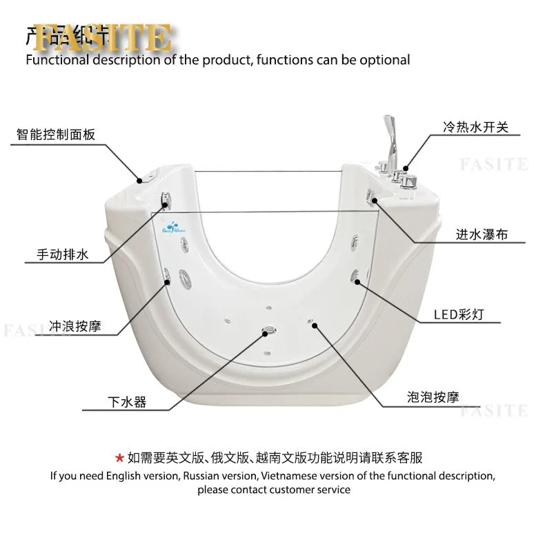 Cross-border acrylic children's baby pool infant thermostatic doll bathtub