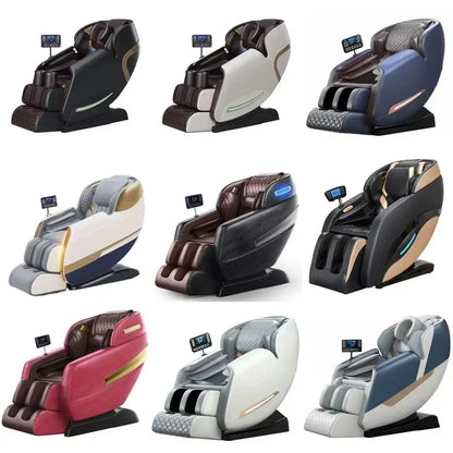 2025.China Best 0 Gravity Electric 3d 4d Sl Track Salon Massage Chair Full Body Bed