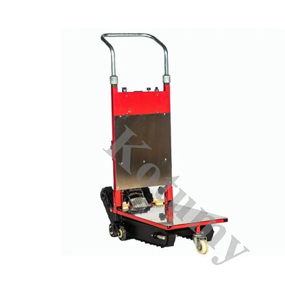 Voiture d'escalade d'escalier électrique de Type chenille de 500kg 1200W, Machine d'escalade d'escalier de chariot à main pour le seau d'eau, appareils électroménagers, Cargo Tr