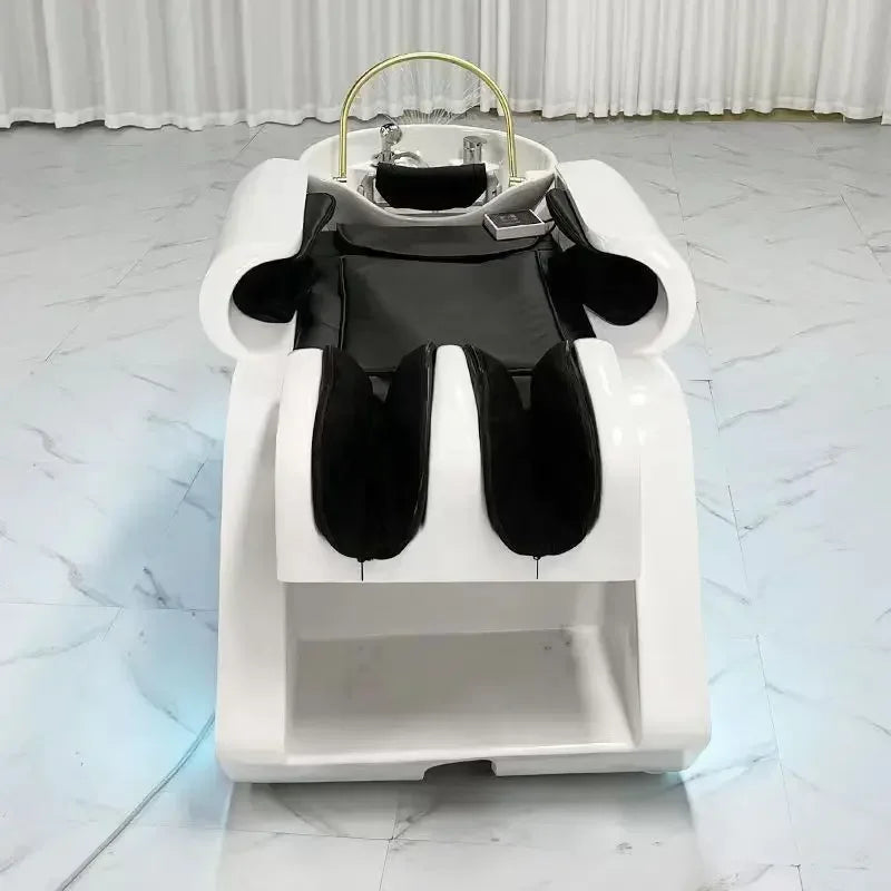 ss neues intelligentes elektrisches Massage-Shampoo-Bett, konstante Temperatur, automatische Wasserzirkulation, Begasungs-Kopftherapie-Bett