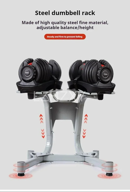 Hanteln Männer und Frauen Heimfitnessgeräte Kurzhanteln mit Gummiummantelung und einstellbarem Gewicht Bodybuilding Groß Fitness