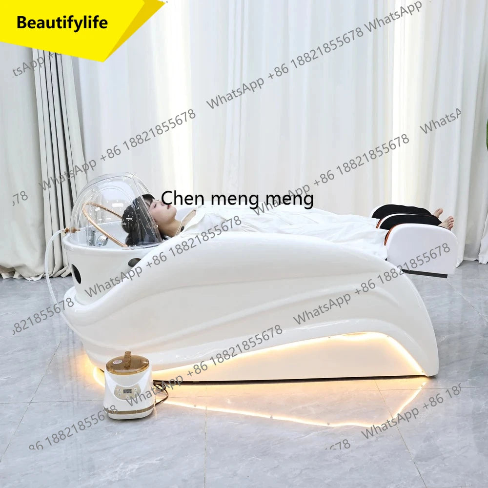 M45 Professional salon furniture hair wash facial nursing reclining head spa electric shampoo massage bed