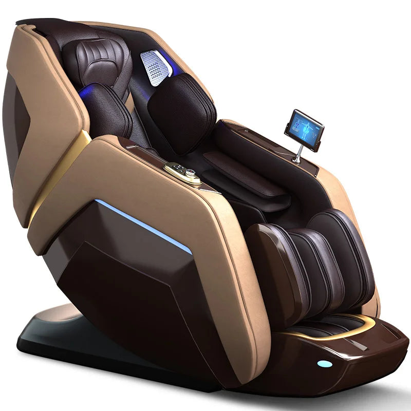 Bester Luxus 2024 High-End Elektrischer 4D 3D Zero Gravity Ganzkörper-Stretching-Massagesessel Ganzkörpermassagegerät