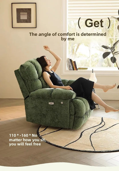 Smart Elektrischer Lazy-Sofa-Sessel Wohnzimmer Modern Einzelsitz mit Schlafmodus Multifunktionales Design Komfortable Ruhe