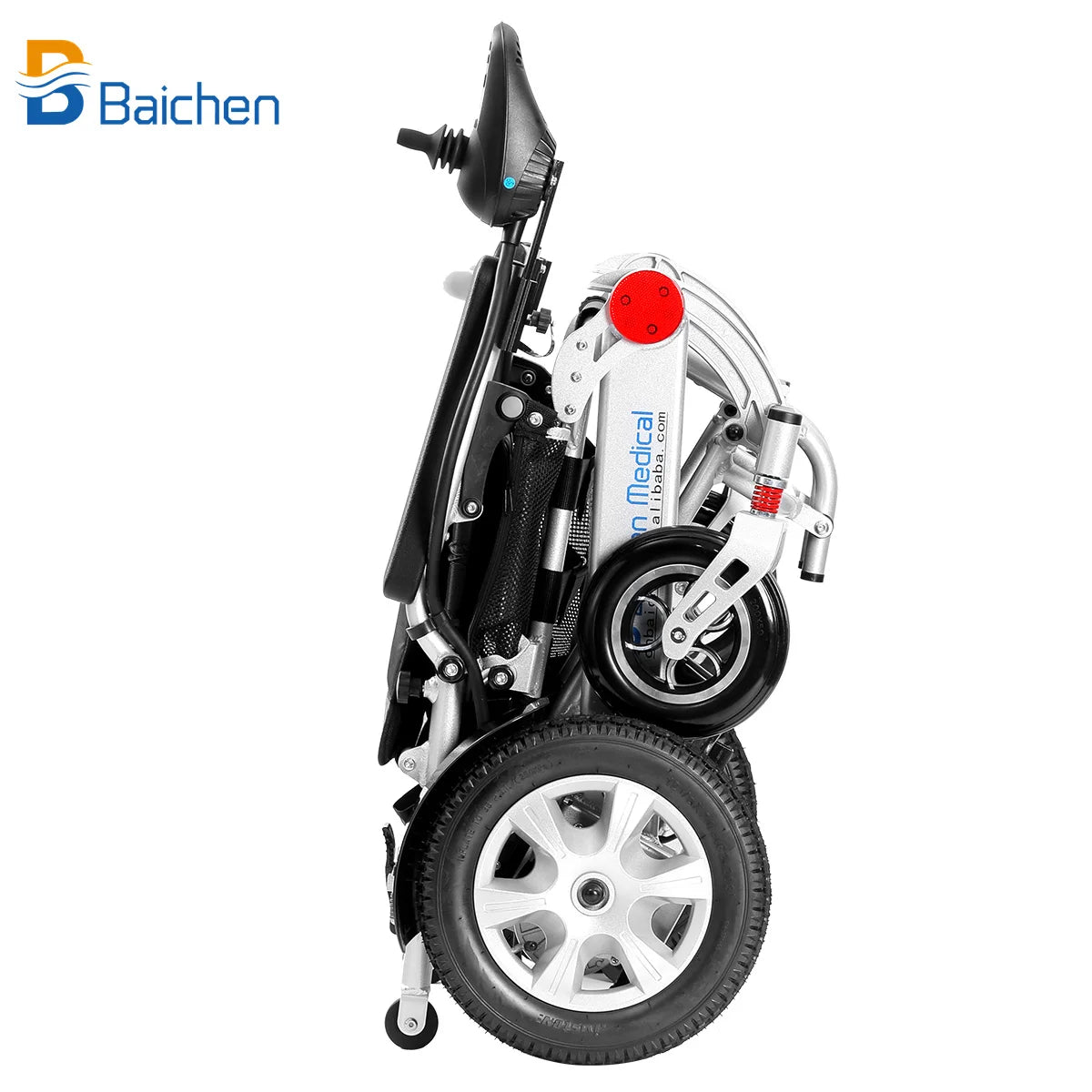 600W Double Motor Folding Wheelchair 13Ah Lithium Battery Wheelchair Electric