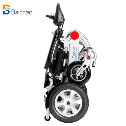 600W Double Motor Folding Wheelchair 13Ah Lithium Battery Wheelchair Electric