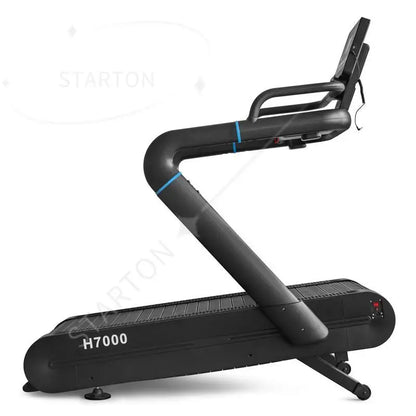 AC Motorized Crawler Treadmill Slat Commercial Treadmill  Curved Treadmill  Slat-belt Design That Reduces the Shock of Impact