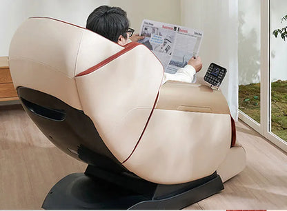 Elektrischer Ganzkörper-Airbag-Massagesessel Zero Gravity Hifi-Musik Entspannender Massagesessel Kneten Multifunktional Gemütlich