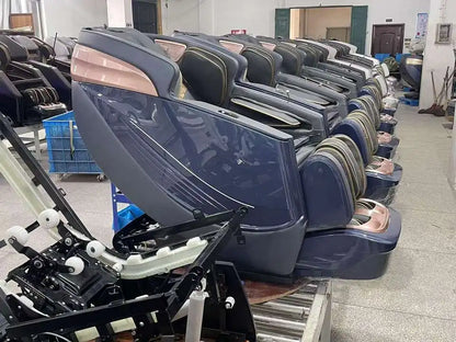 6D+6D Dual 6-Kopf-Massagesessel SL Track Wärmetherapie KI-Sprachsteuerung Thai-Stretch-Massagesessel 4D Zero Gravity Gesundheits-Scan