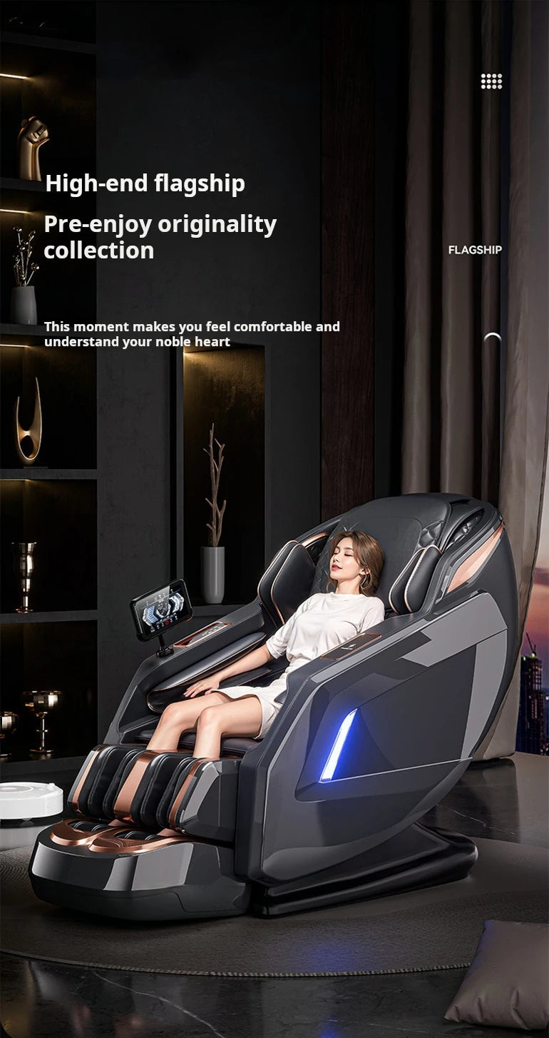 4D SL-Track Zero Gravity Full Body Air Massage Chair Luxury Electric Massager Sofa with 3 Year Warranty for Home