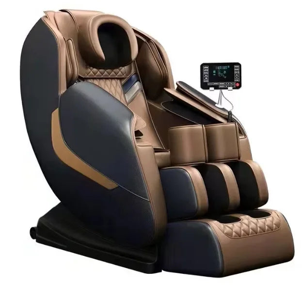 Best Quality Luxury Zero Gravity Electric Massage Chair Hot Sell Smart Leather Chair for Body and Foot Relaxation for Home Use