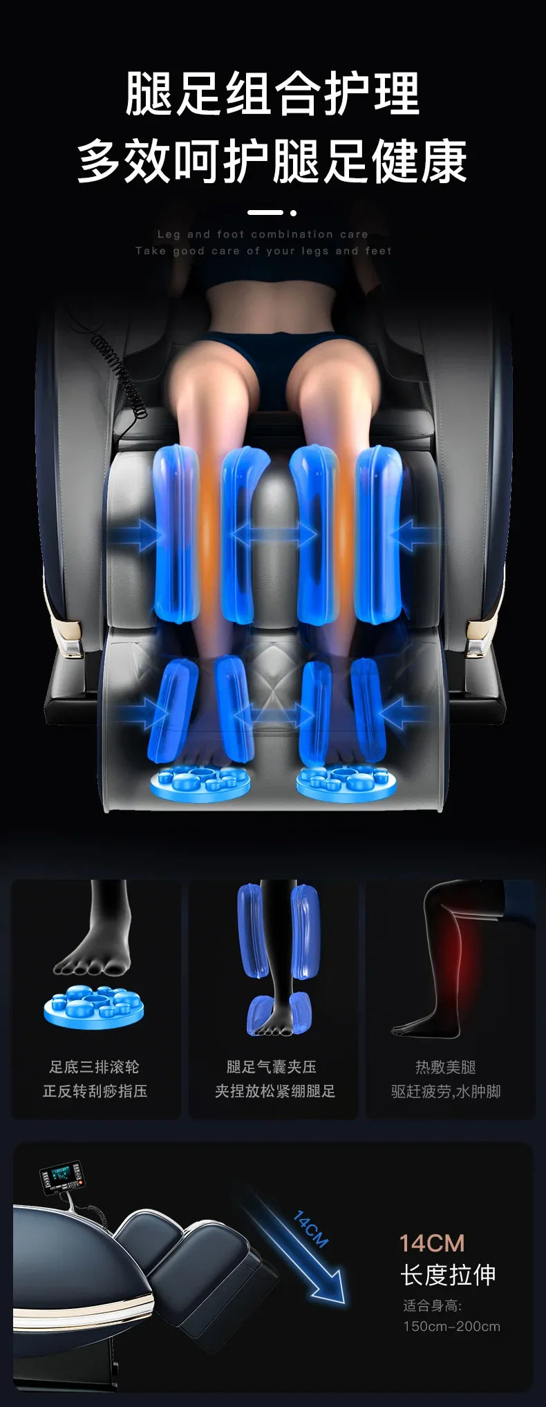Asmt56 Smart-Massagesessel, vollautomatischer Luxus-Weltraumkapsel-Multifunktionssessel für Zuhause
